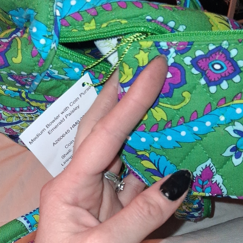Vera Bradley Bag And Wristlet Set. NWT - Picture 5 of 8